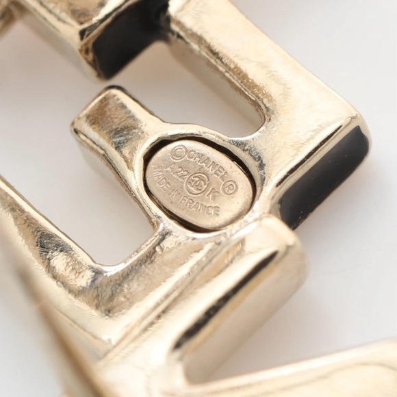 CHA-NEL Stud Crawler Earrings from 2022 collection. - Picture 3 of 7